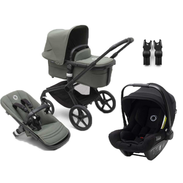 Bugaboo Fox 5 Duovagn + Bugaboo Babyskydd