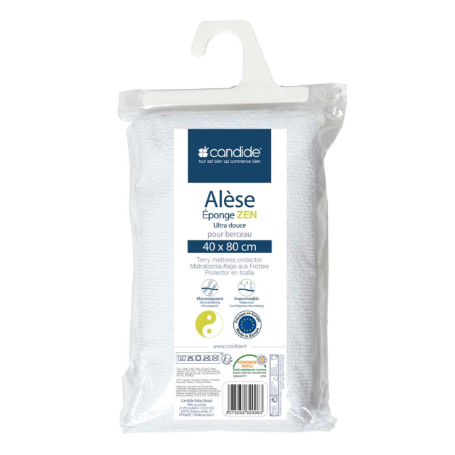 Candide Madrasskydd Bambu 40x80 cm