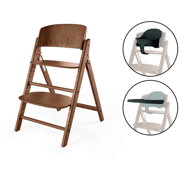 Cybex Click & Fold 3-i-1 Matstol All Natural Dark