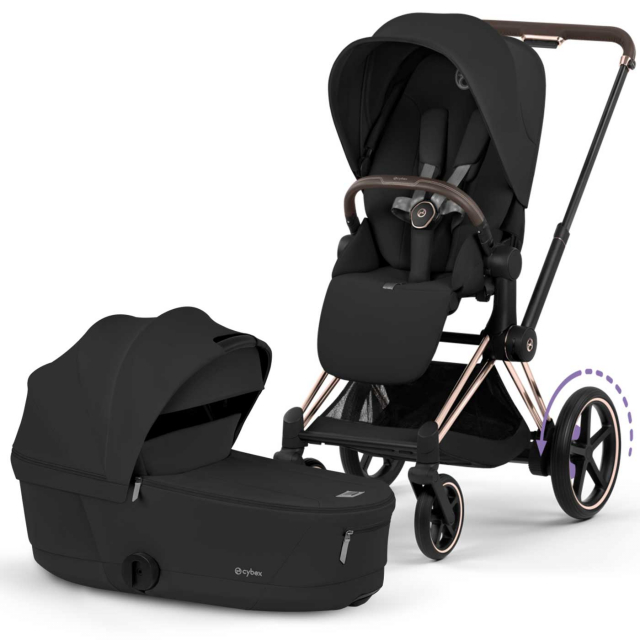 Cybex E-Priam Duovagn Rosegold/Sepia Black