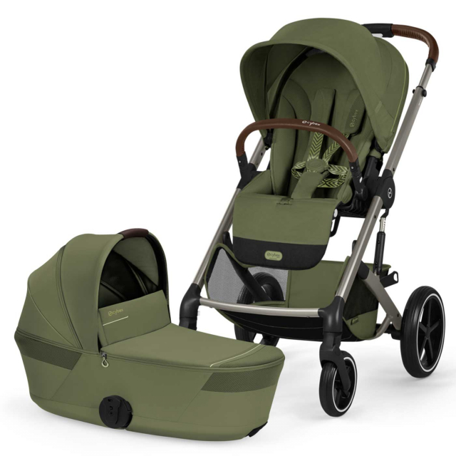 Cybex Balios S Lux DUO med Fold-Cot Moss Green