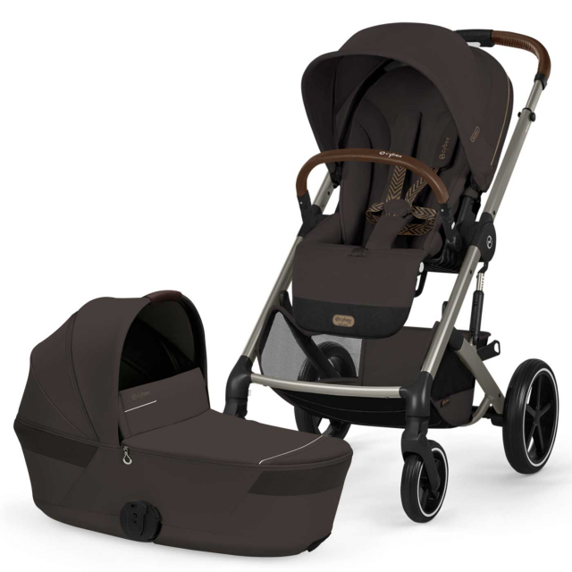Cybex Balios S Lux 2026 Duo med Fold-Cot Chocolate Brown