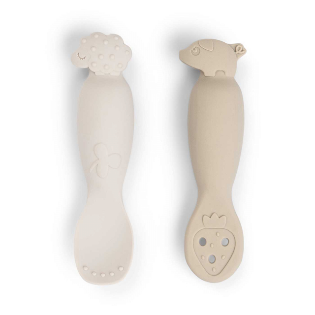 Done By Deer Pre-spoon Tiny Farm Sand 2-pack