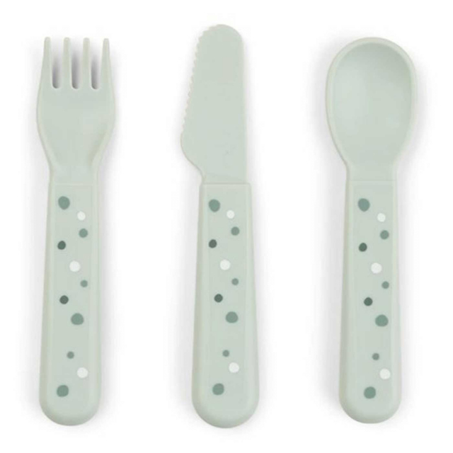 Done by Deer Bestickset Happy Dots Green