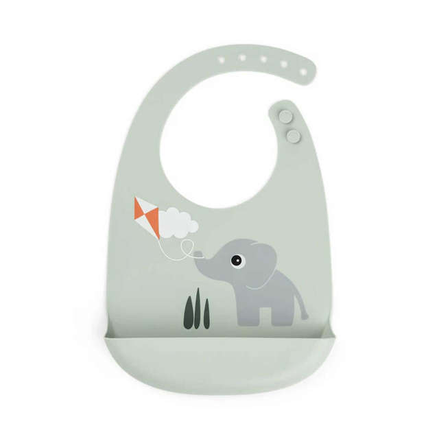 Done By Deer Haklapp i silikon Playground Green