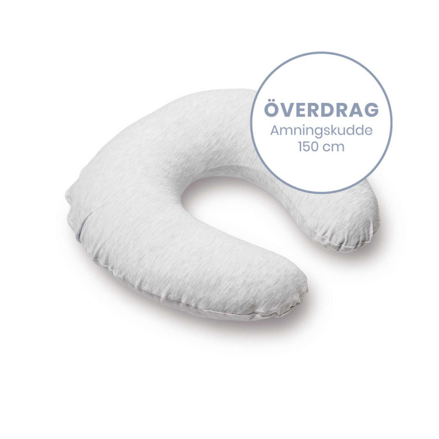 Doomoo Överdrag Amningskudde Melerad Grå
