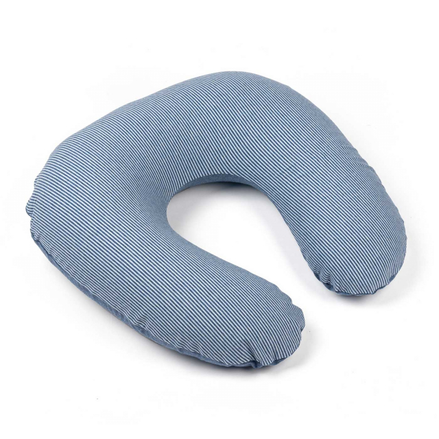 Doomoo Amningskudde Randig Blå