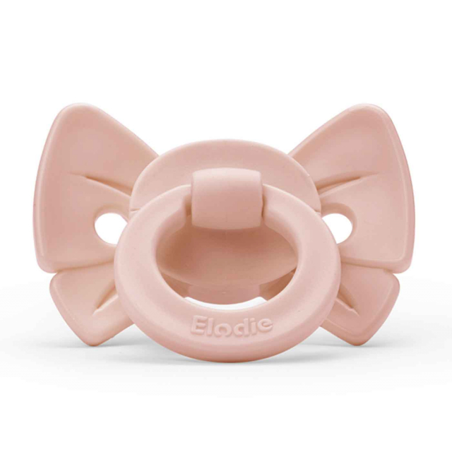 Elodie Binky Bow Napp Silikon 3+ mån Misty Pink