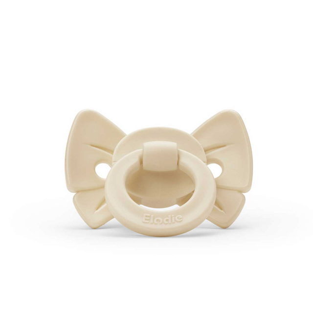 Elodie Binky Bow Napp Oat White