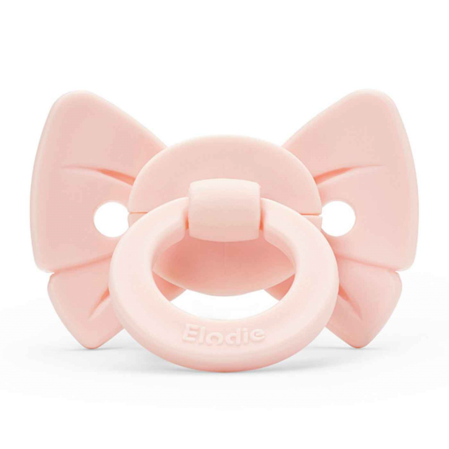 Elodie Binky Bow Napp Silikon Misty Pink