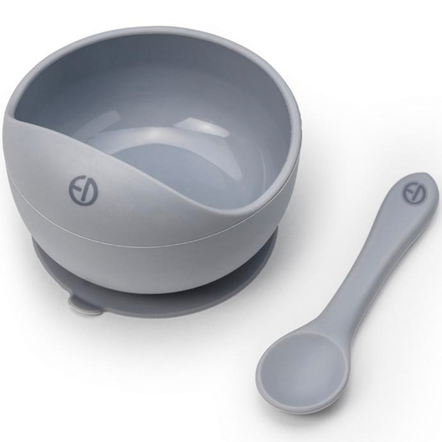 Elodie Silikonskal med sked Sunrise Blue