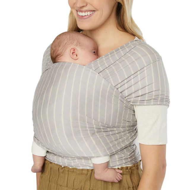 Ergobaby Aura Bärsjal Trikå Grey Stripes
