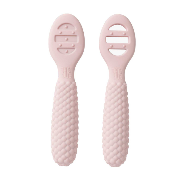 Jack o Juno Bubble Pre-Spoon Light Pink 2-pack