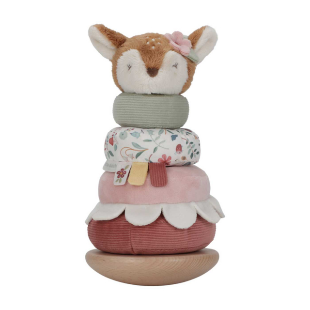 Little Dutch Stapelleksak Mjuk Rosa Fairy Garden