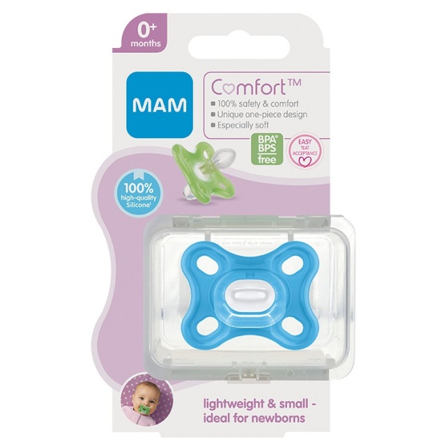 MAM Comfort Napp 0 m+ Blå
