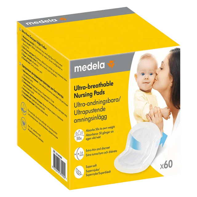 Medela Ultra-andningsbara Amningsinlägg 60-pack