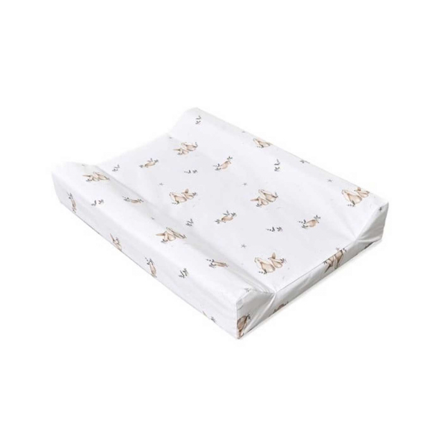 Mini Dreams Skötbädd med kant Bunny Vit