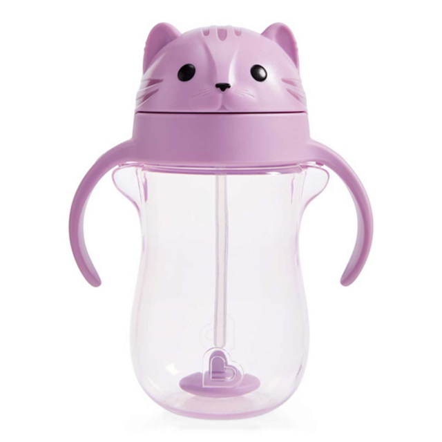 Munchkin Tip & Sip Sugrörsmugg Katt