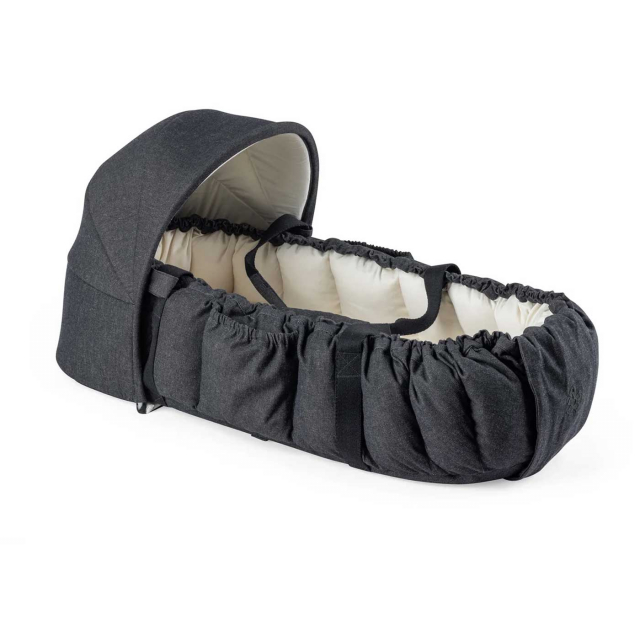 Sebra 3 i 1 Babynest med sufflett Dark Grey Melange