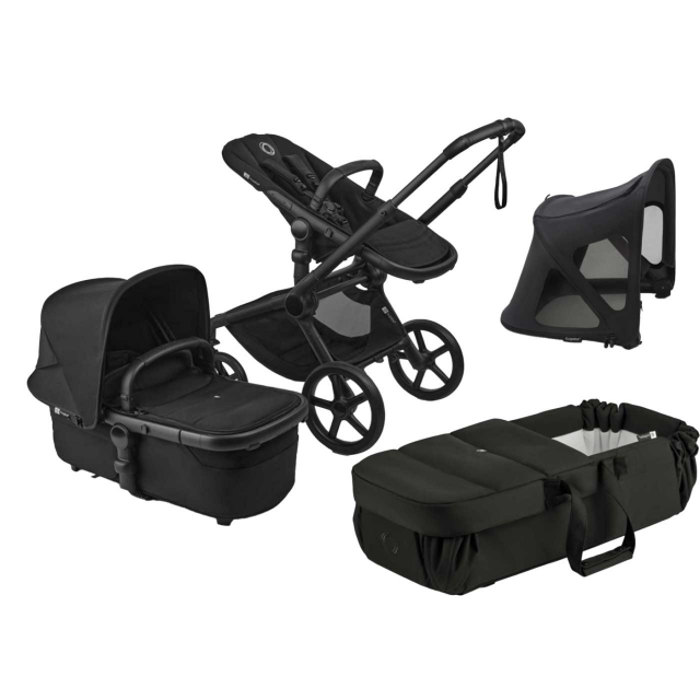 Bugaboo Fox 5 Renew + Breezy sufflett + Babynest
