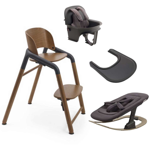 Bugaboo Giraffe Stol, babyset, bricka & newborn