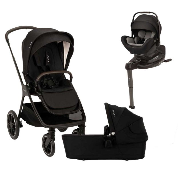 Nuna Triv LX Duovagn, Arra Flex babyskydd & Bas