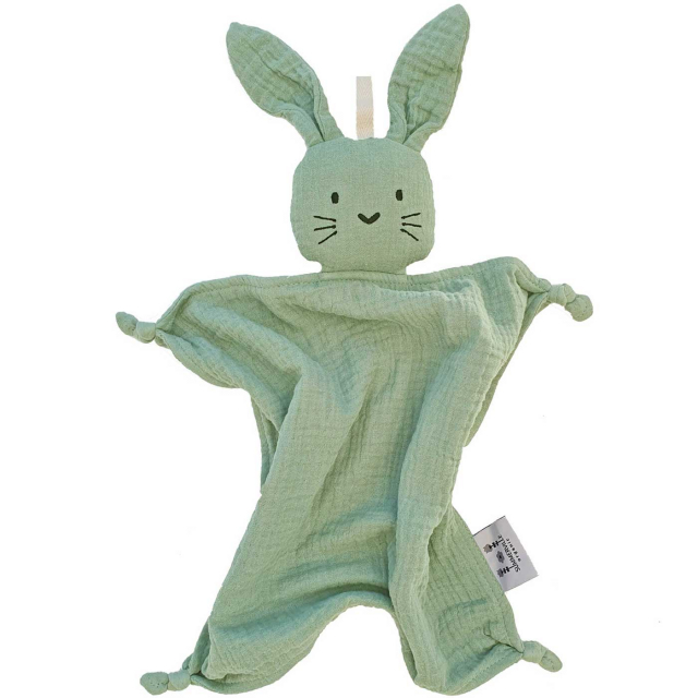 Summerville Snuttefilt kanin cameo green GOTS