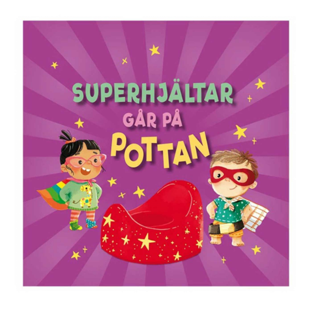 Sagobok Superhjältar går på pottan
