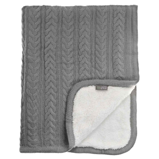 Vinter & Bloom Cuddly Filt Dove Grey