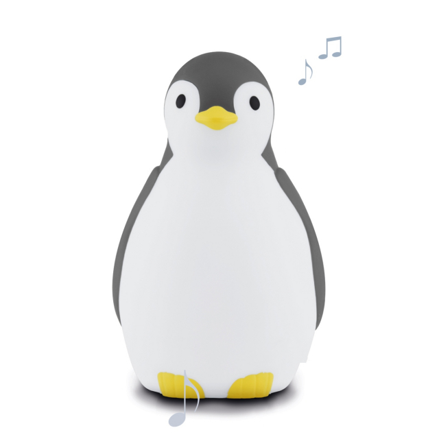 Zazu Pam Sömntränare/Nattlampa/Högtalare Grå