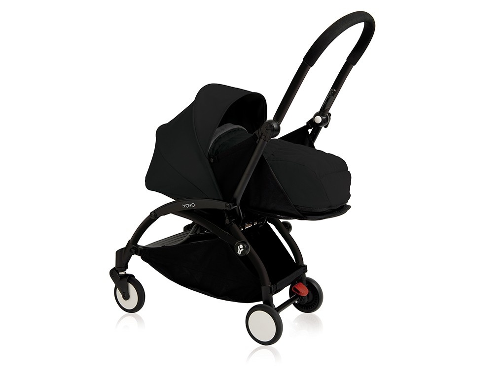 BABYZEN YOYO Färgklädsel med liggbas 0+ Svart • Snabb leverans