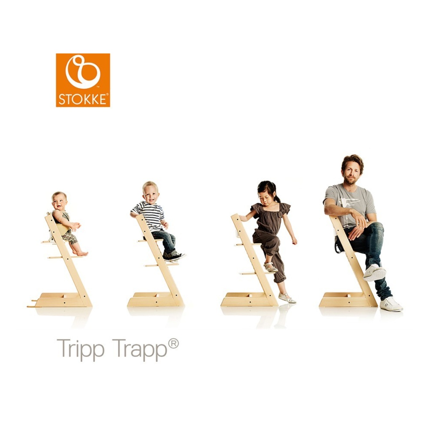 Stokke Tripp Trapp Baby Set Natural i gruppen Babytillbehör / Äta och mata / Matstolar och tillbehör hos Bonti (6343)