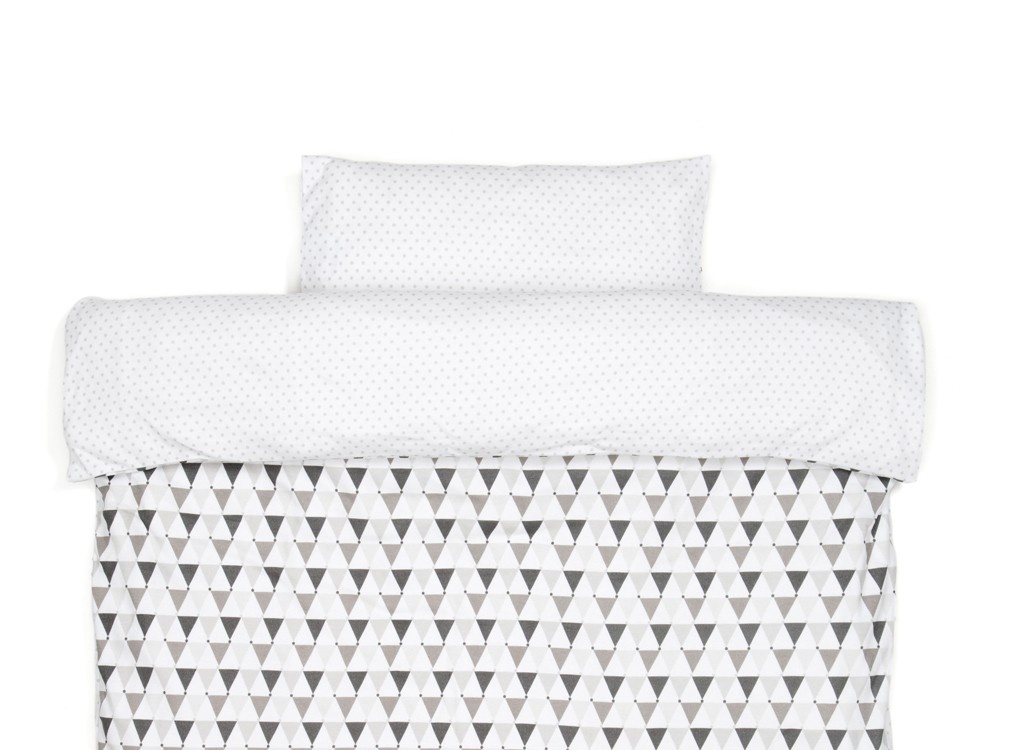 Littleheart bäddset till vagn/vagga Confetti grå i gruppen Kampanjer / Outlet / Babytillbehör / Sova hos Bonti (7004)