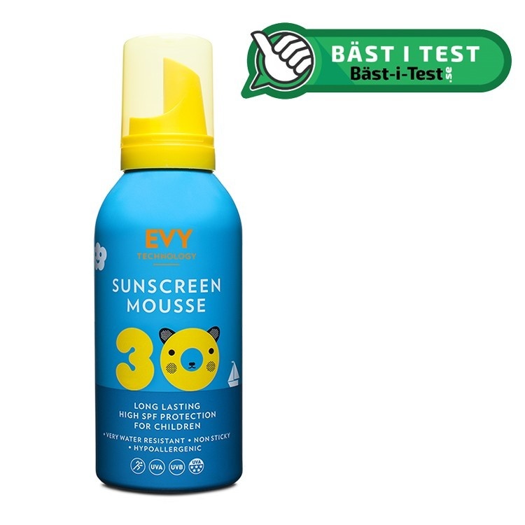 EVY Sunscreen mousse 30 Kids i gruppen Kampanjer / Outlet / Babytillbehör / Sköta hos Bonti (8369)