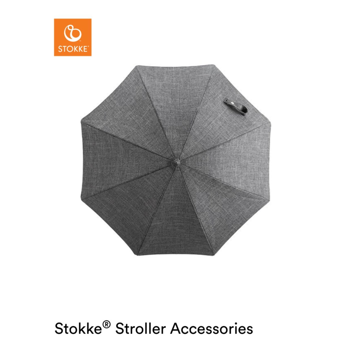 Stokke parasol black store melange