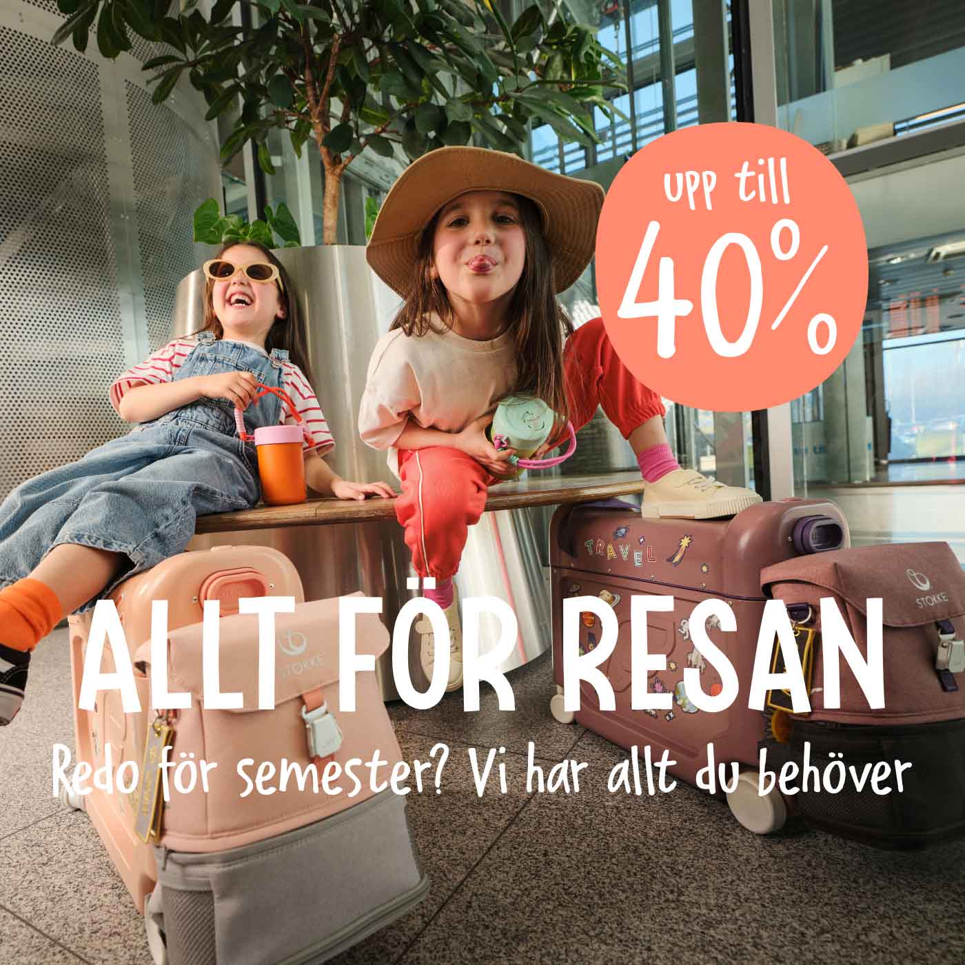 Resekampanj upp till 40%