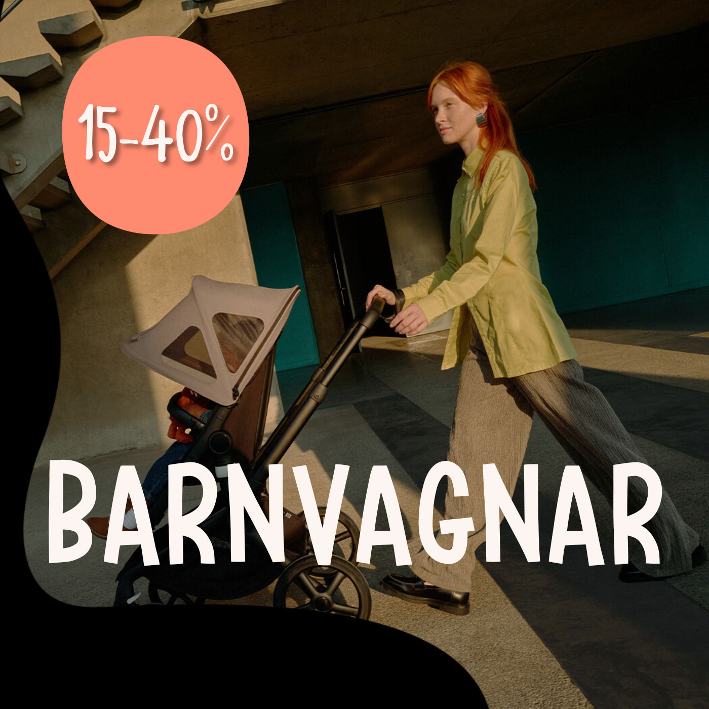 Barnvagnar 15-40%