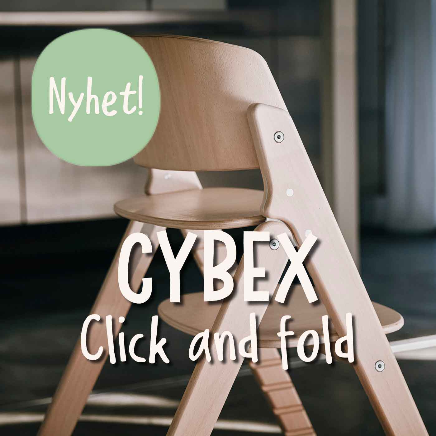 Nyhet! Cybex Click & Fold matstol