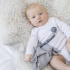 Les Enfants Snuttefiltar Bambu Muslin 3-pack Grå/Vit i gruppen Babytillbehör / Sova / Swaddles hos Bonti (02-0102)