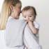 Les Enfants Snuttefiltar Bambu Muslin 3-pack Grå/Vit i gruppen Babytillbehör / Sova / Swaddles hos Bonti (02-0102)