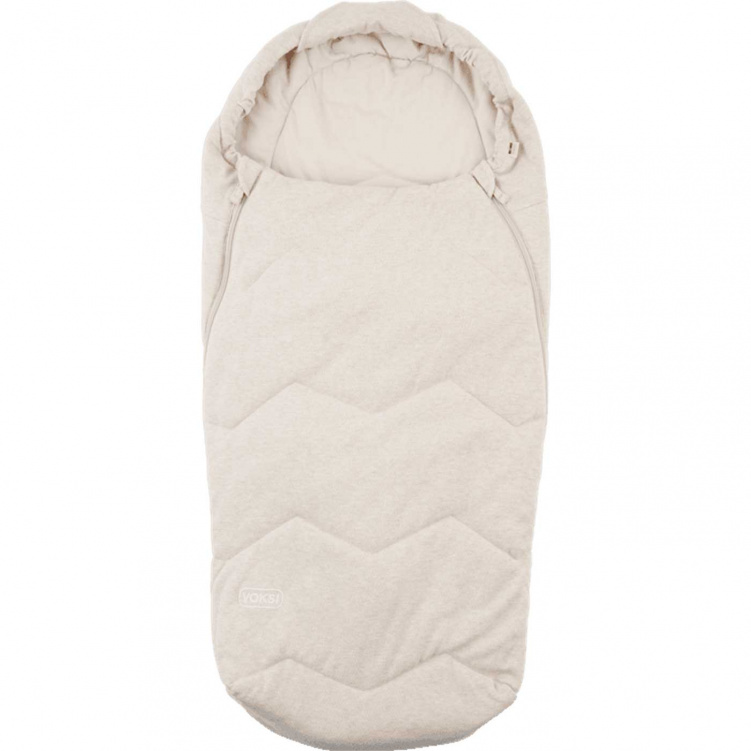 Voksi Åkpåse Breeze Light Sand i gruppen Barnvagnar / Barnvagnstillbehör / Åkpåsar / Tunnare åkpåsar hos Bonti (11016687-Sand-solid)