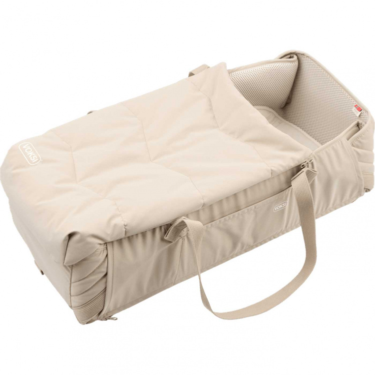 Voksi Carry Me Babylift Seashell Sand i gruppen Barnvagnar / Barnvagnstillbehör / Mjukliftar hos Bonti (11036251-SeashellSa-Leaf)