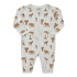 FIXONI Pyjamas med dragkedja Safari Off white i gruppen Kampanjer / Outlet / Outlet Barnkläder & accessoarer hos Bonti (12074)