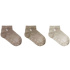 Stuckies Sneaker Socks Sandy 3-pack i gruppen Barnkläder / Strumpor och tossor hos Bonti (12971)