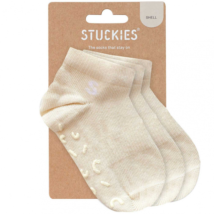 Stuckies Sneaker Socks Shell 3-pack i gruppen Barnkläder / Strumpor och tossor hos Bonti (12973)