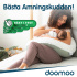 Doomoo Amnings- och Gravidkudde Stor Randig Blå i gruppen Mamma / Amning / Amningskuddar hos Bonti (20210277)