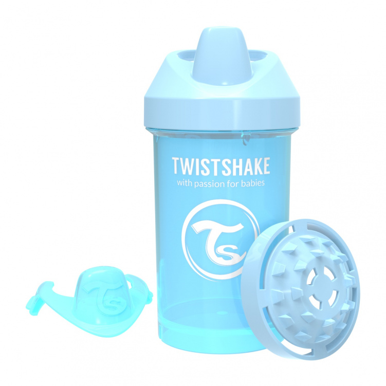 Twistshake Mugg Crawler 300ml 8+m Pastel Blue i gruppen Kampanjer / Outlet / Outlet Babytillbehör / Outlet Äta & mata hos Bonti (20210435)