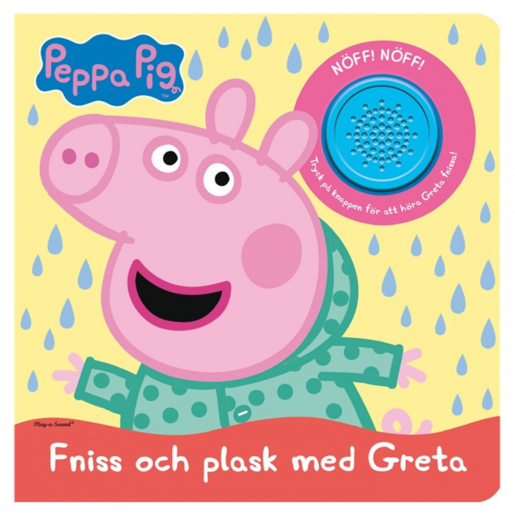 Greta Gris Kartongbok Fniss & plask med Greta i gruppen Leksaker / Barnböcker hos Bonti (20210961)