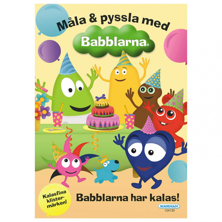 Kärnan Målarbok Babblarna i gruppen Leksaker / Kreativitet & pyssel / Måla & Rita hos Bonti (20211214)