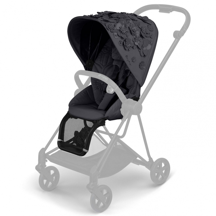Cybex Mios Seat pack Simply Flowers Grey i gruppen Barnvagnar / Duovagn hos Bonti (20212370)